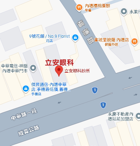 立安眼科地圖
